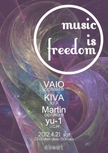 2012.4.21 music is freedom @ club about